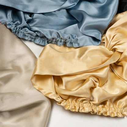 100% Mulberry Silk Twist Sleep Turban for Curls (SB27)