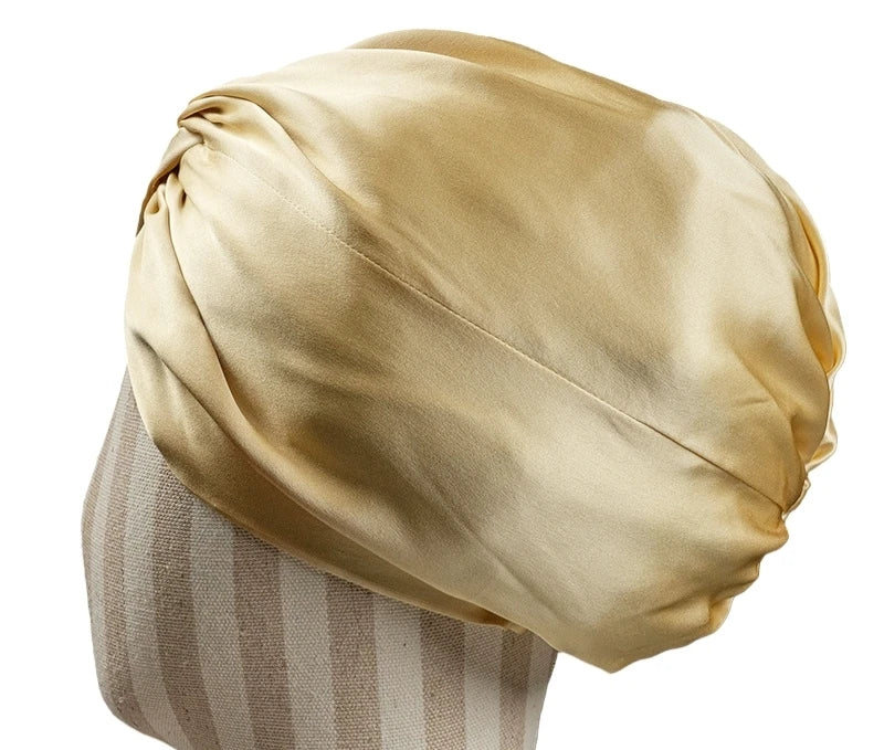 100% Mulberry Silk Twist Sleep Turban for Curls (SB27)