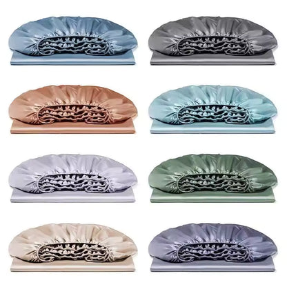 23 Momme Mulberry Silk Fitted Sheet – 30cm Deep Mattress Cover (SB60)