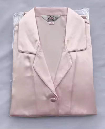 Women’s 100% Mulberry Silk Long Sleeve Pyjama Set, 19 Momme (SB33)