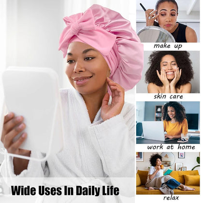 Satin Night Bonnet with Adjustable Tie – Secure, Comfortable Hair Protection (SB05)