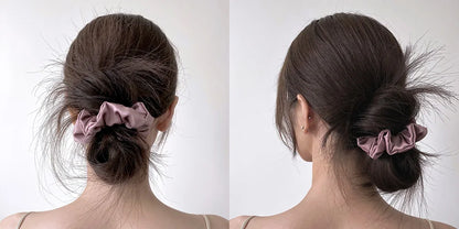 100% Mulberry Silk Classic Scrunchies, 19 Momme (SB16)