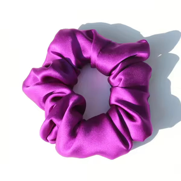 100% Mulberry Silk Classic Scrunchies, 19 Momme (SB16)