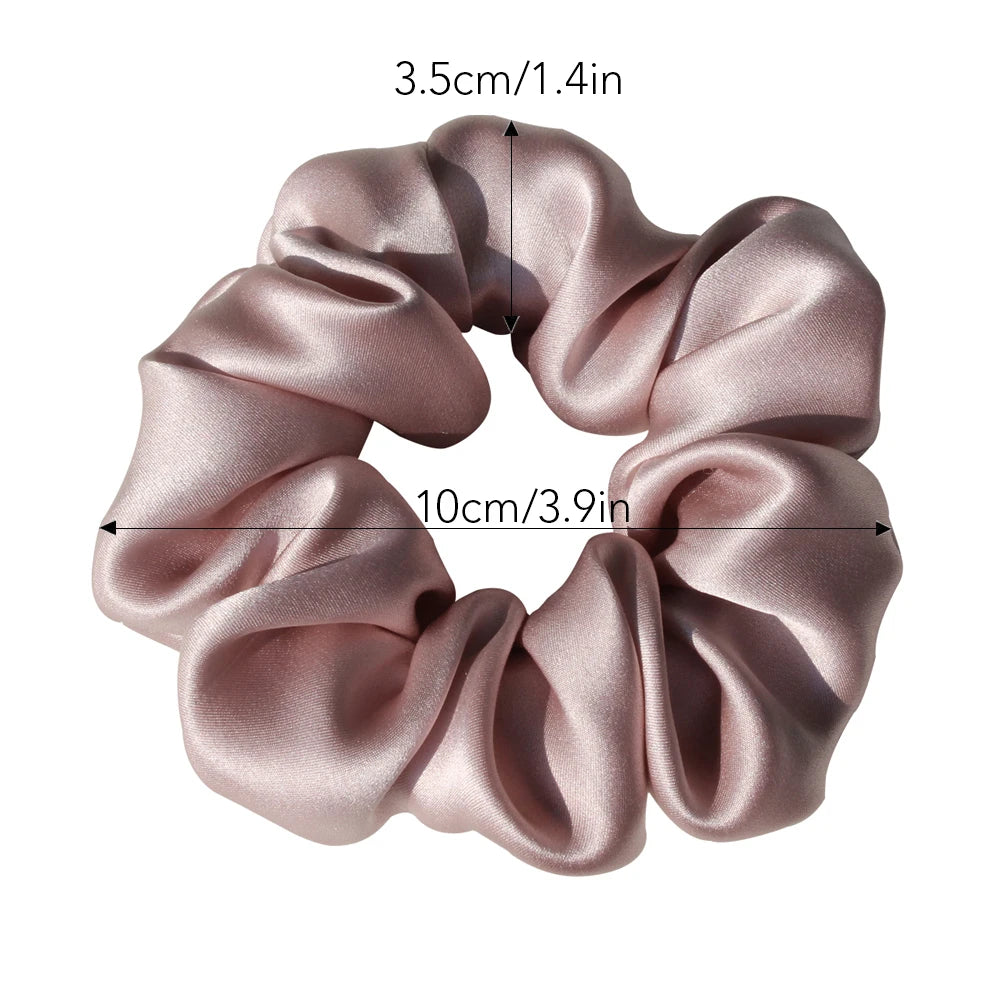 100% Mulberry Silk Classic Scrunchies, 19 Momme (SB16)
