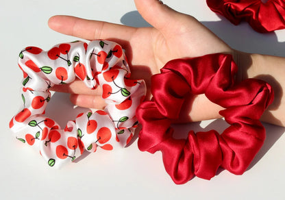 100% Mulberry Silk Classic Scrunchies, 19 Momme (SB16)
