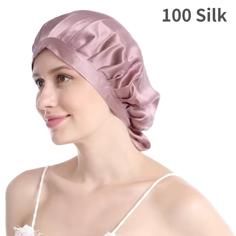 100% Mulberry Silk Signature Sleep Bonnet (SB25)