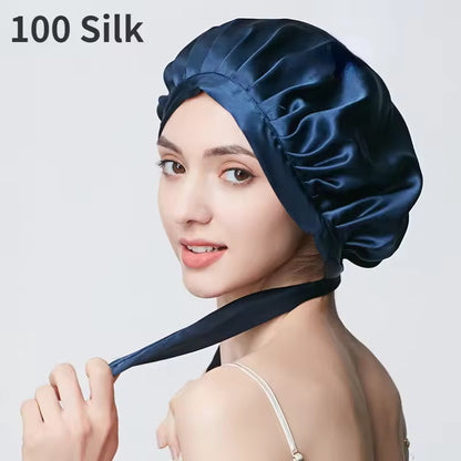 100% Mulberry Silk Signature Sleep Bonnet (SB25)