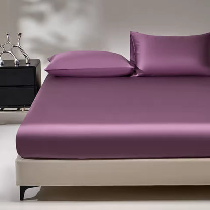 19 Momme Mulberry Silk Fitted Sheet – 25/35cm Deep Pocket (SB46)