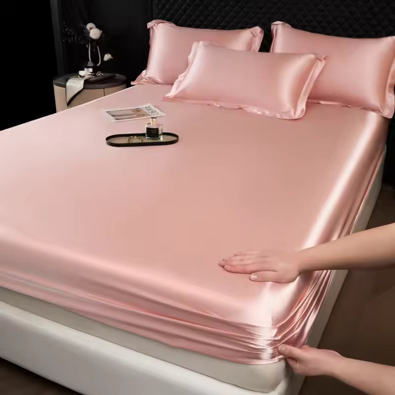 100% Mulberry Silk 3-Piece Bed Sheet Set (SB43)