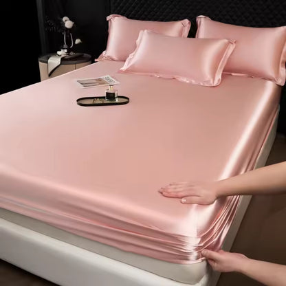100% Mulberry Silk 3-Piece Bed Sheet Set (SB43)