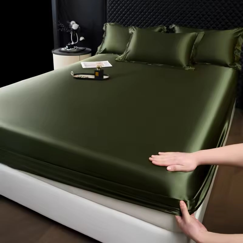 100% Mulberry Silk 3-Piece Bed Sheet Set (SB43)