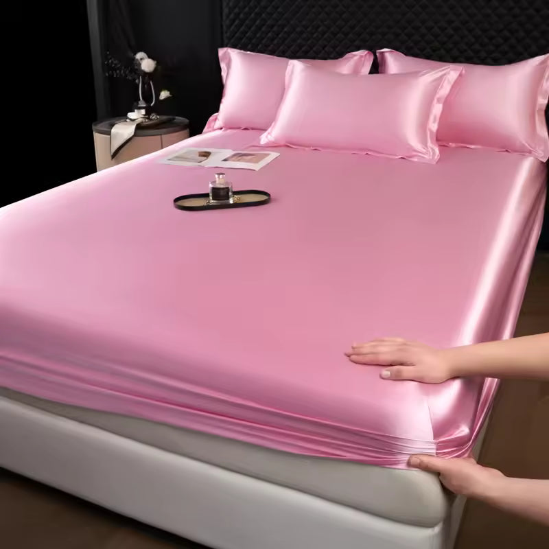 100% Mulberry Silk 3-Piece Bed Sheet Set (SB43)