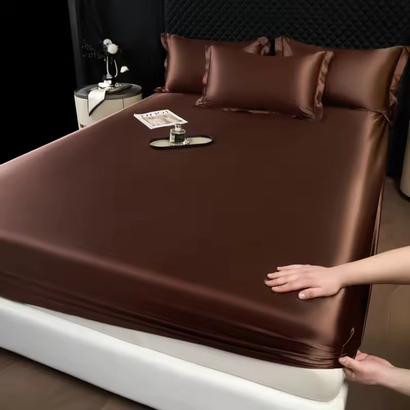 100% Mulberry Silk 3-Piece Bed Sheet Set (SB43)