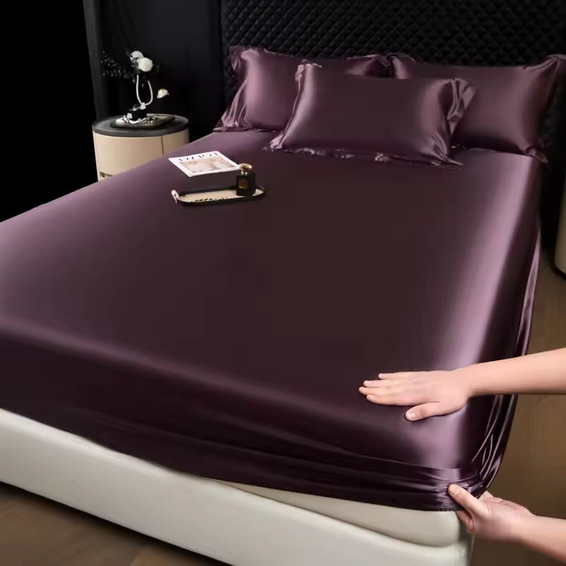 100% Mulberry Silk 3-Piece Bed Sheet Set (SB43)
