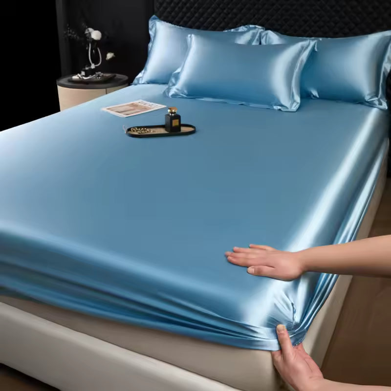 100% Mulberry Silk 3-Piece Bed Sheet Set (SB43)