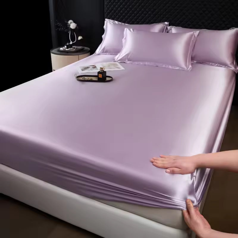 100% Mulberry Silk 3-Piece Bed Sheet Set (SB43)