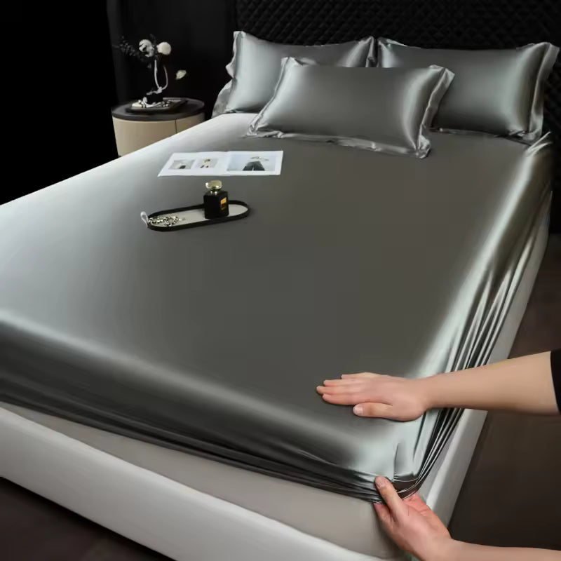 100% Mulberry Silk 3-Piece Bed Sheet Set (SB43)