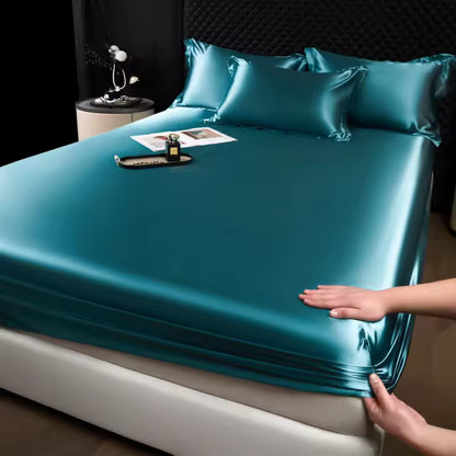 100% Mulberry Silk 3-Piece Bed Sheet Set (SB43)