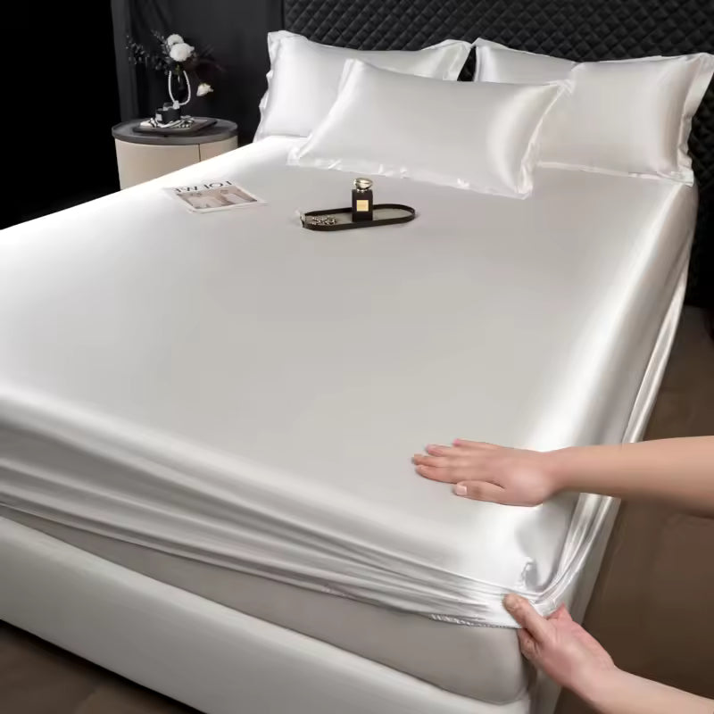 100% Mulberry Silk 3-Piece Bed Sheet Set (SB43)