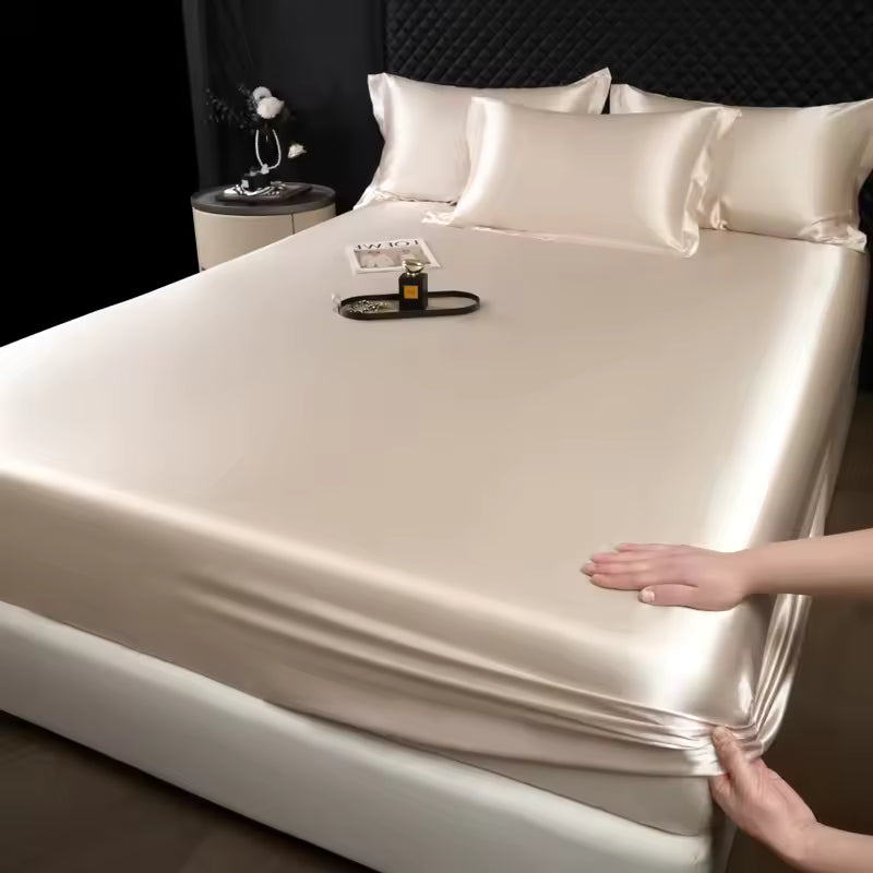 100% Mulberry Silk 3-Piece Bed Sheet Set (SB43)