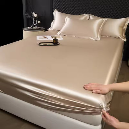 100% Mulberry Silk 3-Piece Bed Sheet Set (SB43)