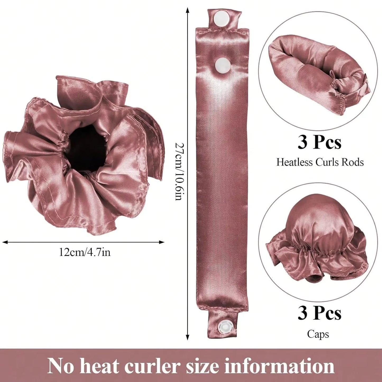Satin Heatless Curling Set (SB23)