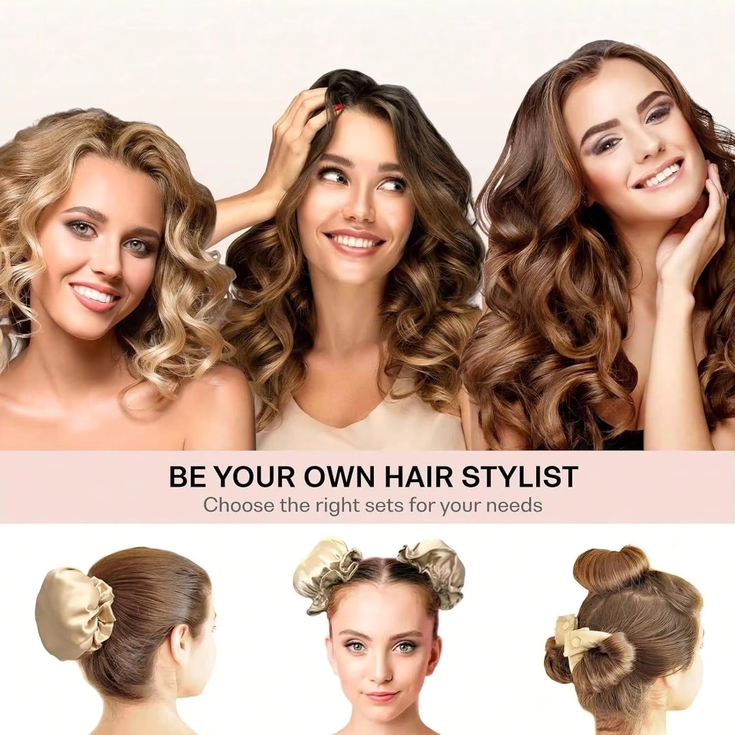 Satin Heatless Curling Set (SB23)