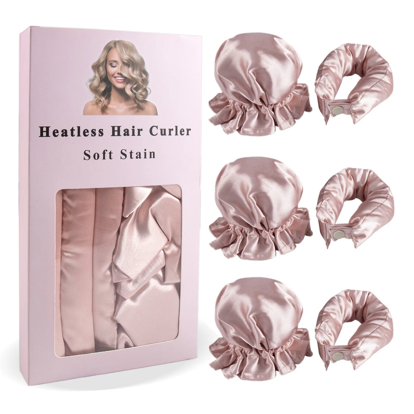 Satin Heatless Curling Set (SB23)