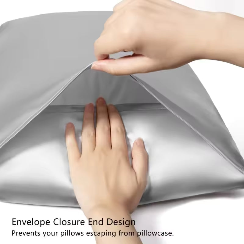 Luxury Satin Pillowcase Set (2 Pack) – Smooth, Breathable & Gentle on Hair and Skin (SB10)