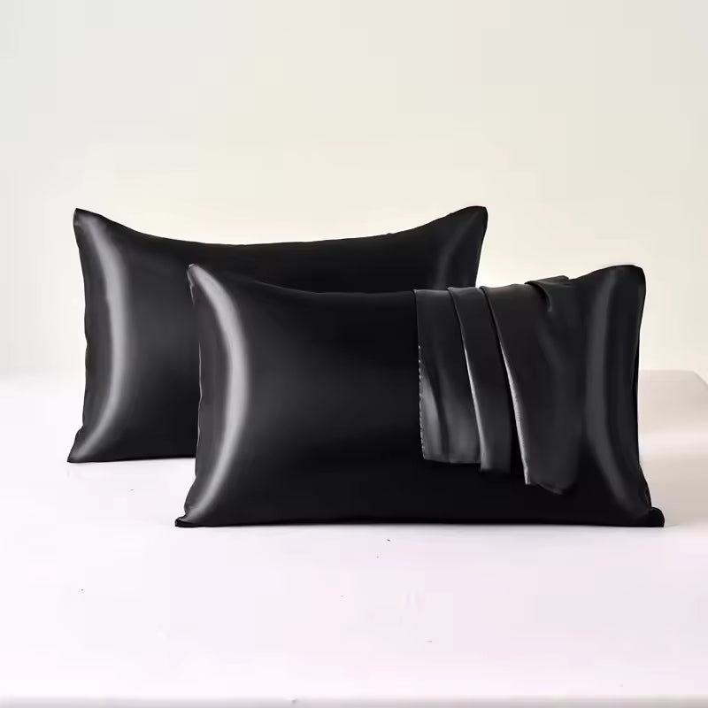 Luxury Satin Pillowcase Set (2 Pack) – Smooth, Breathable & Gentle on Hair and Skin (SB10)
