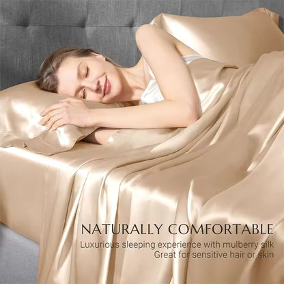 23 Momme Mulberry Silk Flat Sheet – Smooth Top Sheet (SB50)