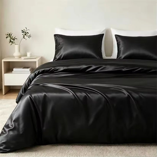 22 Momme Mulberry Silk Bedding Set – Duvet Cover & Pillowcases (SB58)