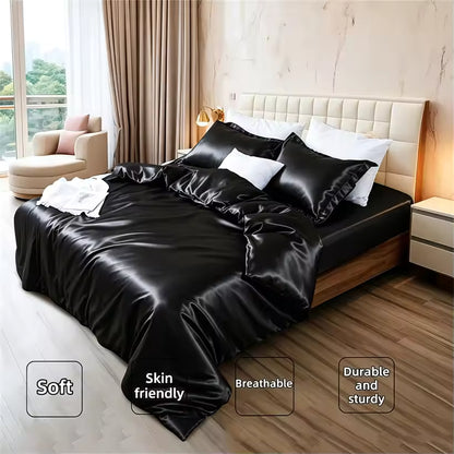 22 Momme Mulberry Silk Bedding Set – Duvet Cover & Pillowcases (SB58)