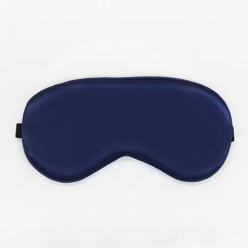 Contoured Satin Blackout Sleep Mask (SB09)
