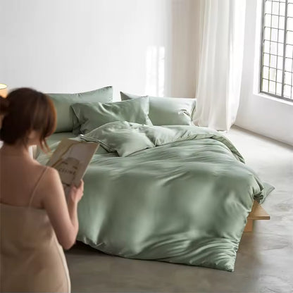 22 Momme Mulberry Silk Bedding Set – Duvet Cover & Pillowcases (SB58)
