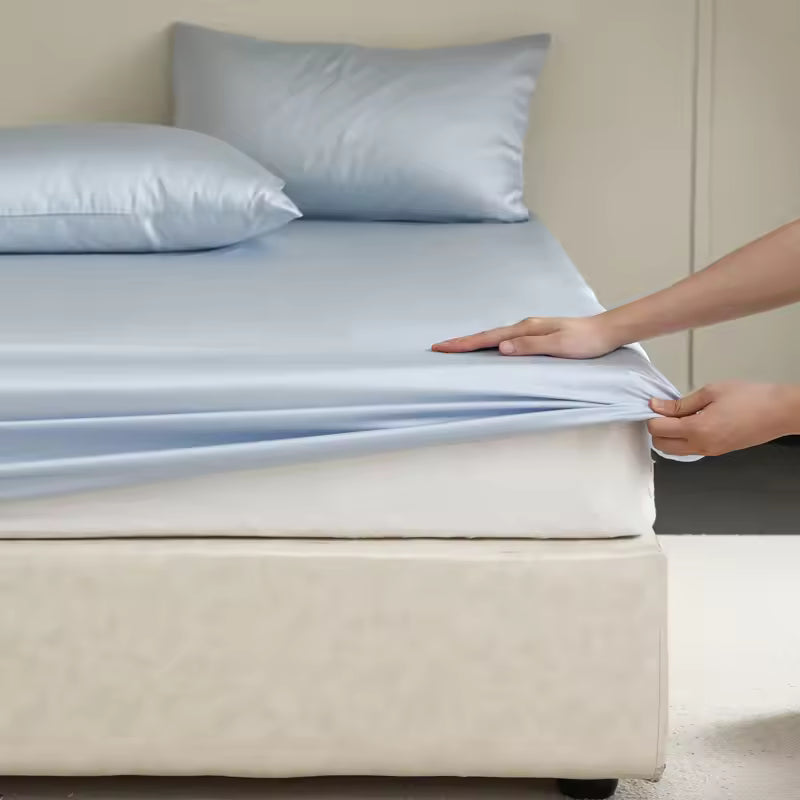 23 Momme Mulberry Silk Fitted Sheet – 30cm Deep Mattress Cover (SB60)