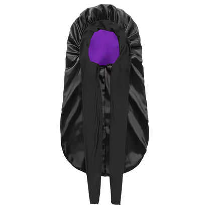 Extra-Large Satin Sleep Bonnet for Long Hair (SB07)