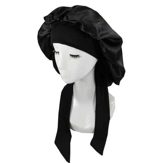 Classic Satin Sleep Bonnet – Soft Night Cap for Women & Men (SB04)