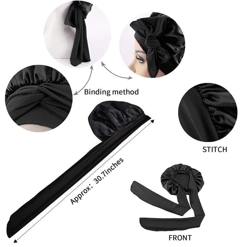 Classic Satin Sleep Bonnet (SB04)